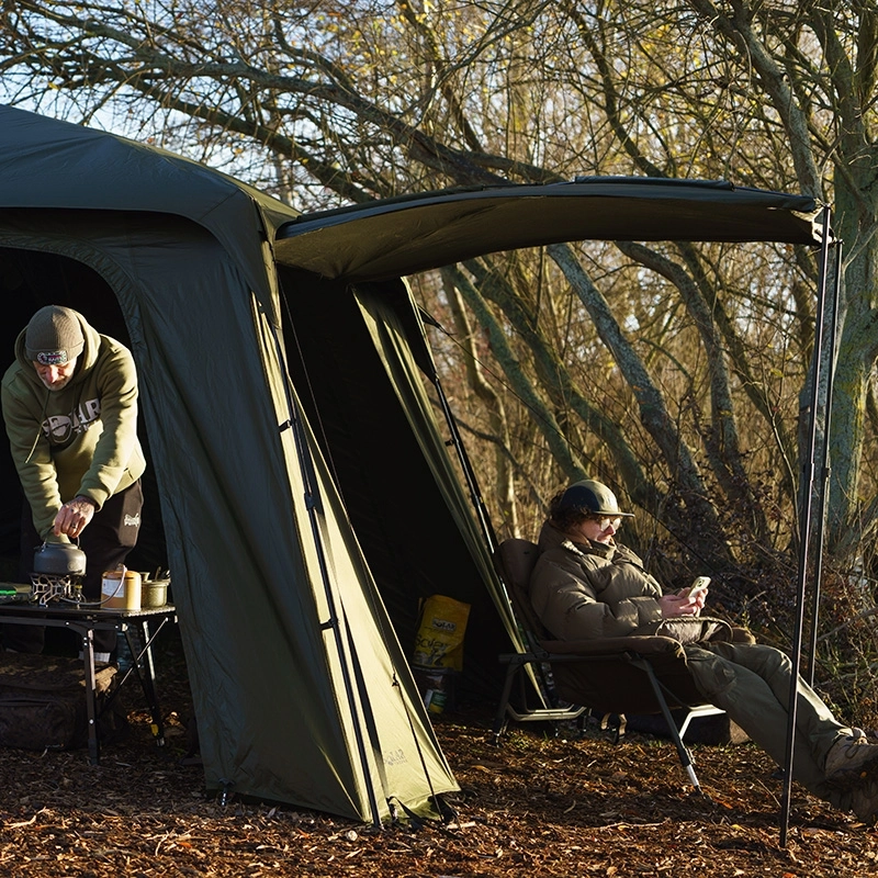 Solar Tackle Quick Up Social Twin Shelter